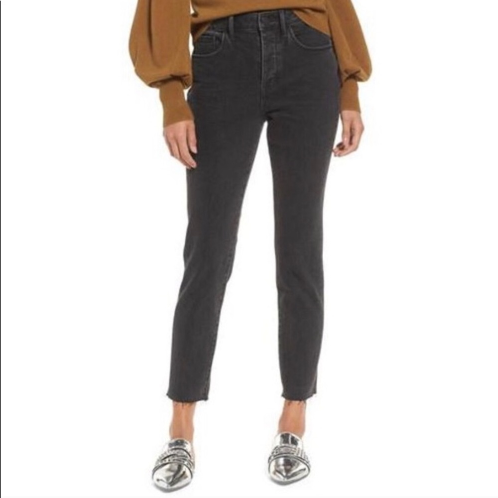 TREASURE & BOND High Waist Crop Skinny Jeans
